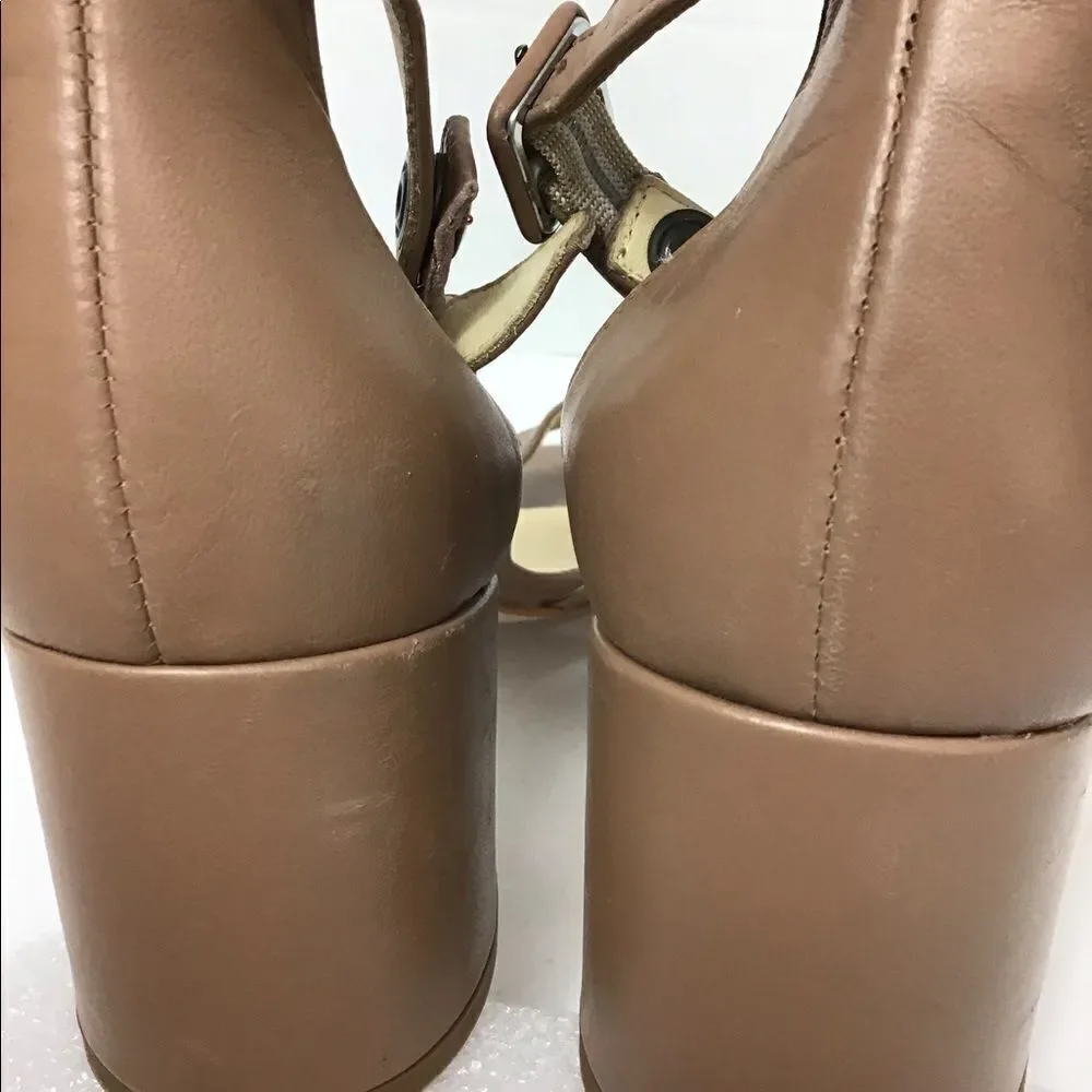 Paul Green Leather Augusta Block Heel Sandal
